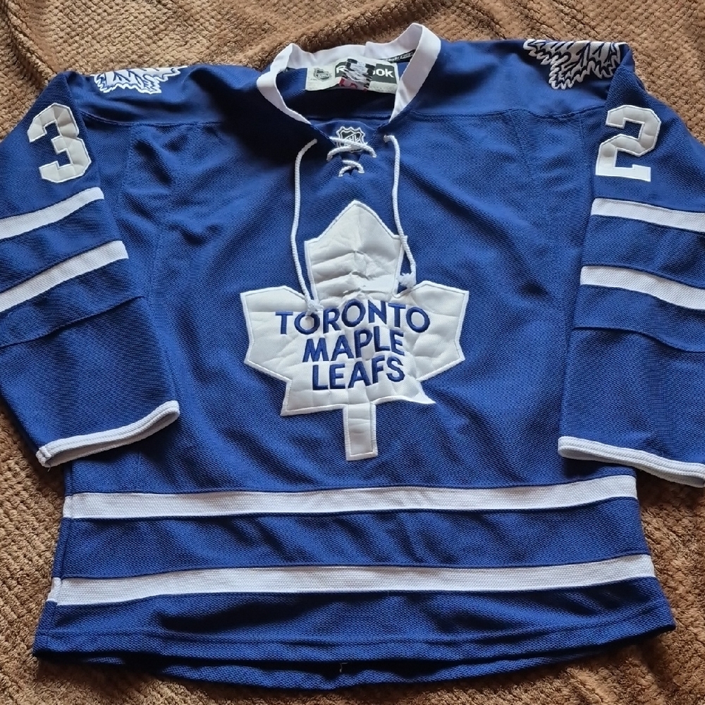 Reebok Mens Blue Maple Leafs Jersey
